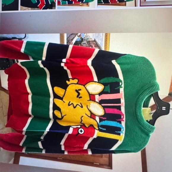 Men’s Gucci cotton/wool Cable knit sweater size large made in Italy NWT - Picture 12 of 12